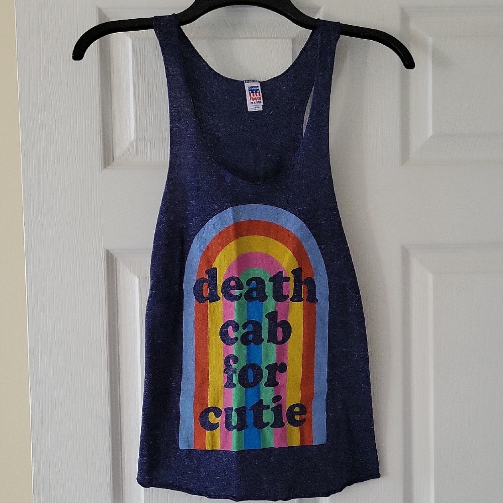 Death Cab for Cutie Rainbow Tank Top